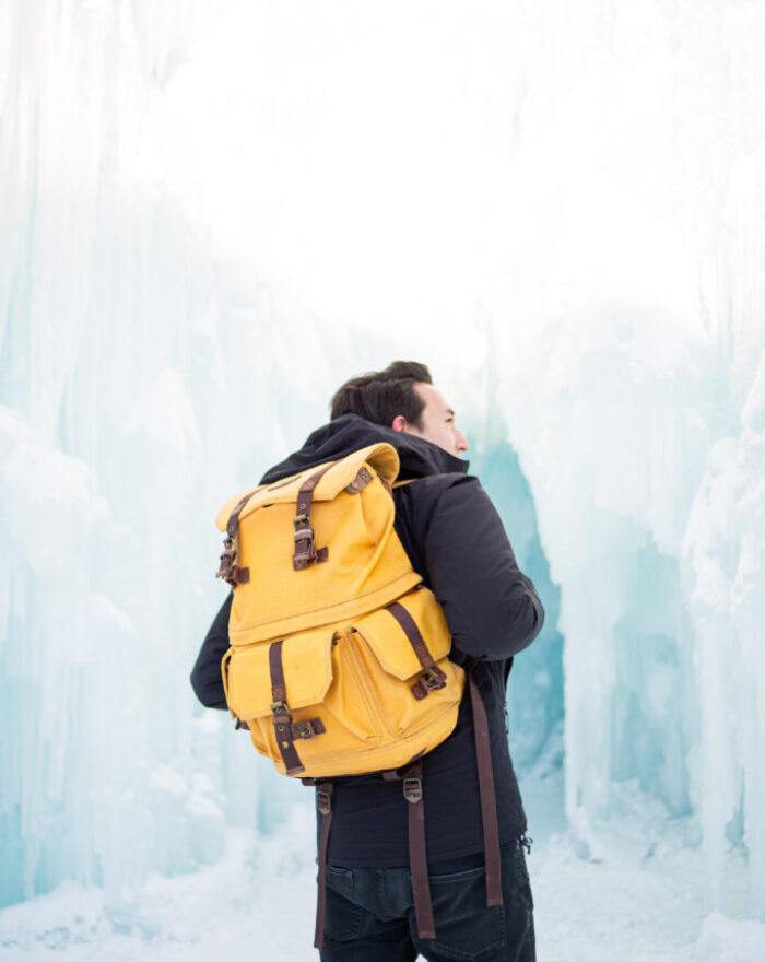 Carry one compact backpack instead of multiple bags and move comfortably wherever you go.